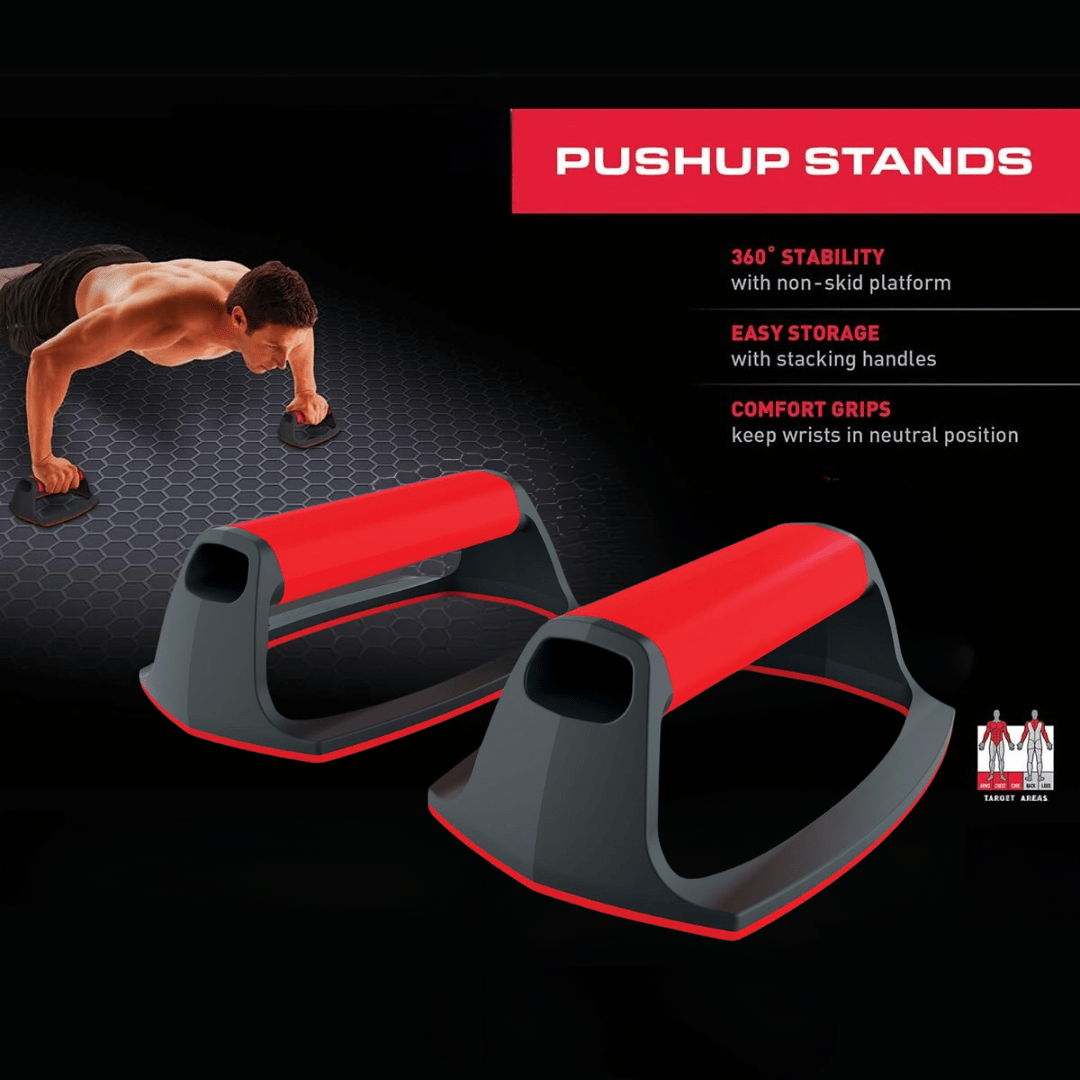 Ergonomic Push Up Bars | Wrist Support Floor Handles & Stands