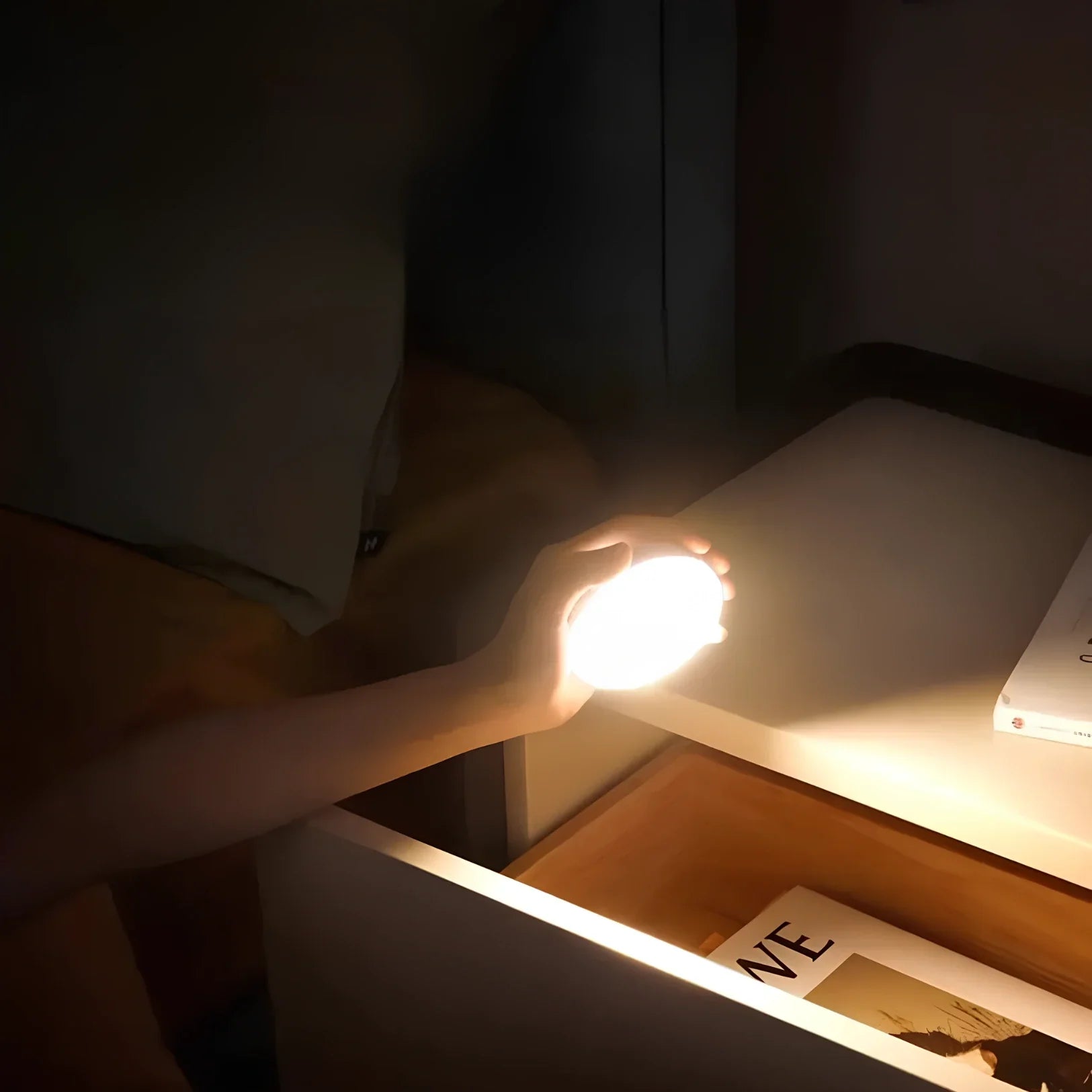SenseBeam | Wireless Adjustable Motion Activated LED Night Light for Hallways and Stairs