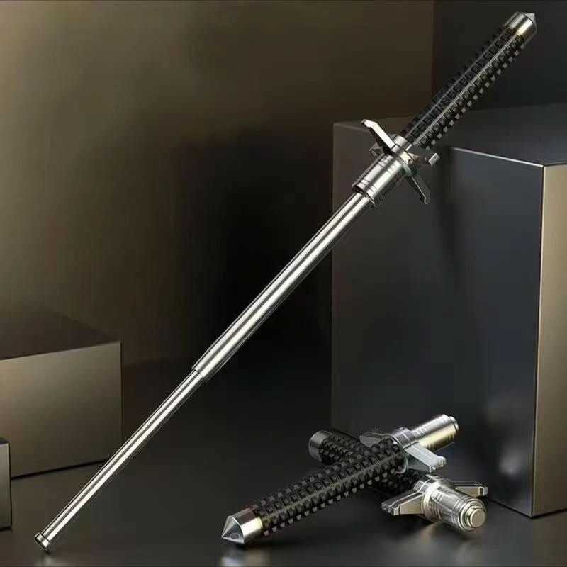 Adjustable trekking pole with secure grip