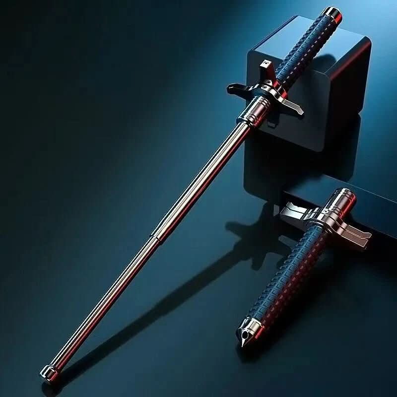 Adjustable trekking pole with secure grip