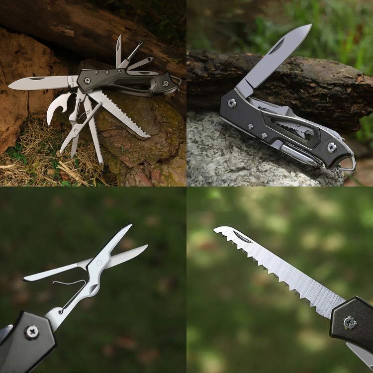Versatile Multi-Function Pocket Knife – Compact Stainless Steel Camping Tool & Everyday Outdoor Companion