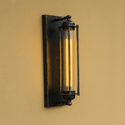 Vintage LED Wall Light with Warm Ambient Glow - Decorative Indoor Sconce for Living Rooms and Hallways