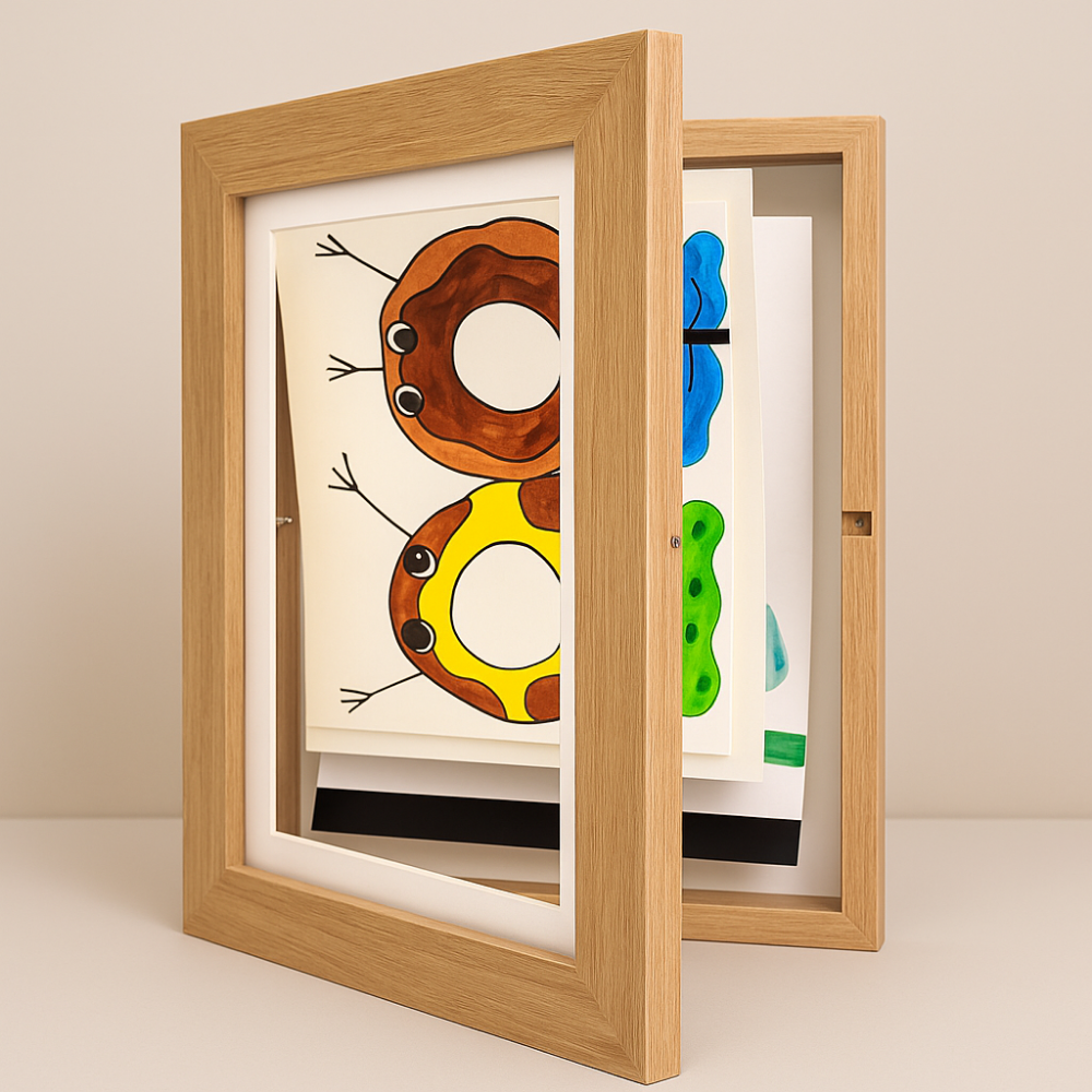 ArtNest | Kids Drawing Storage Frame and Wall Art Photo Display