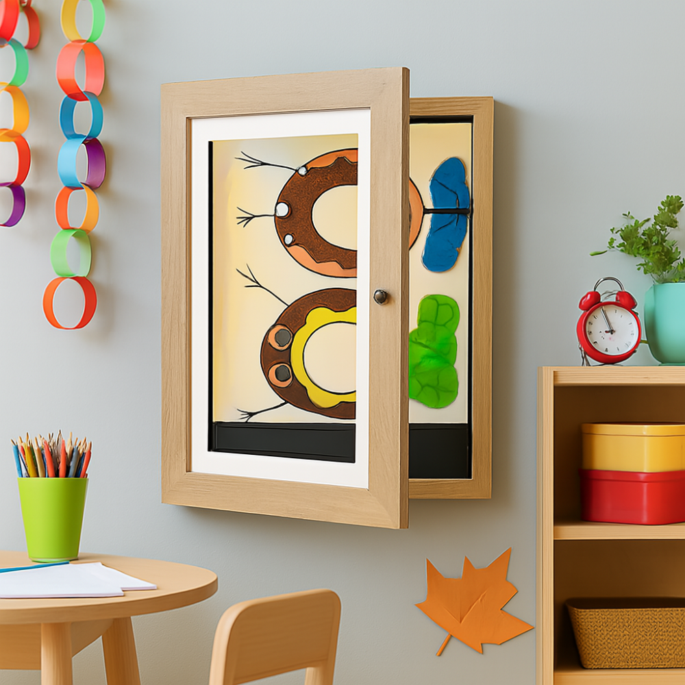 ArtNest | Kids Drawing Storage Frame and Wall Art Photo Display