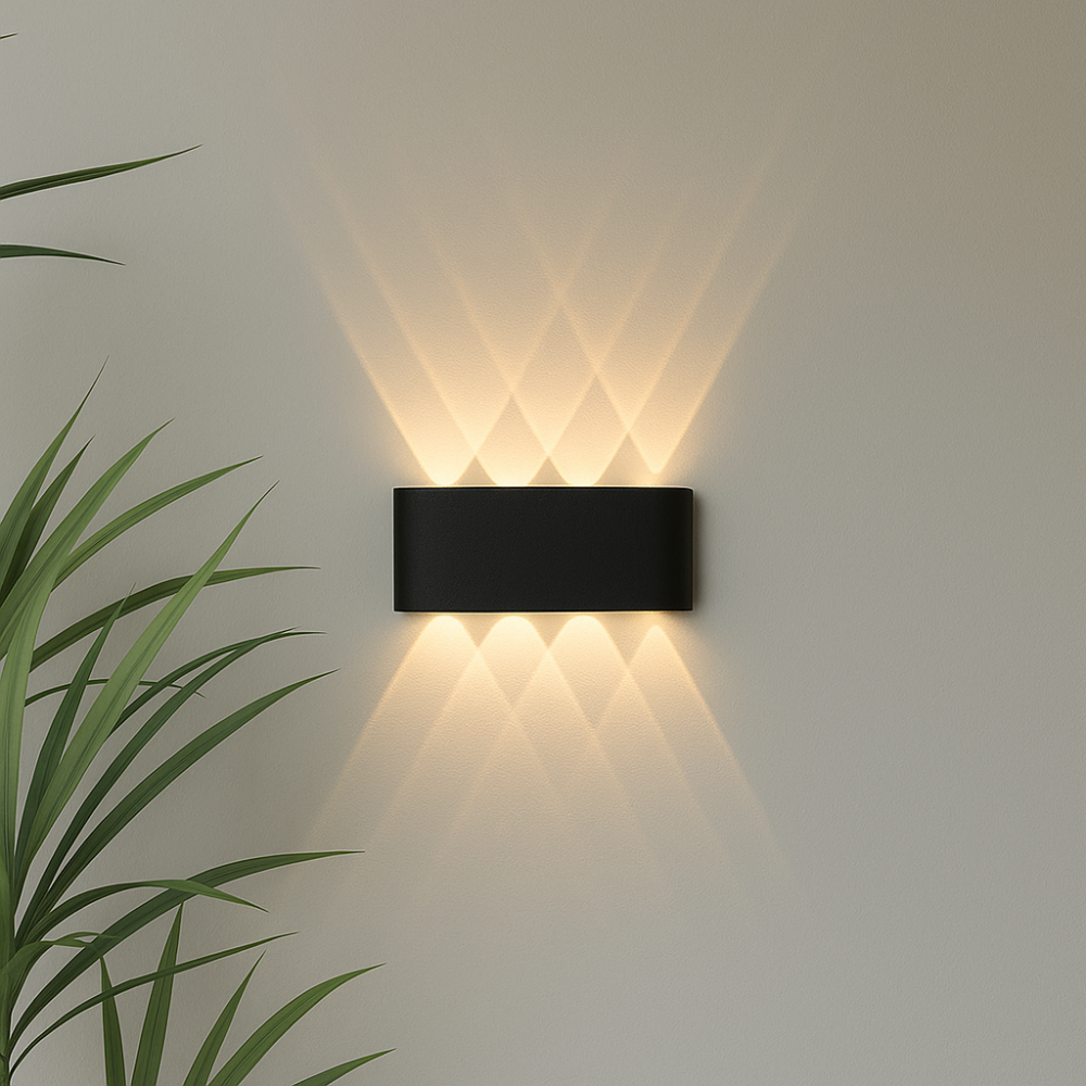Modern LED Wall Sconce | Waterproof Exterior Porch & Patio Light