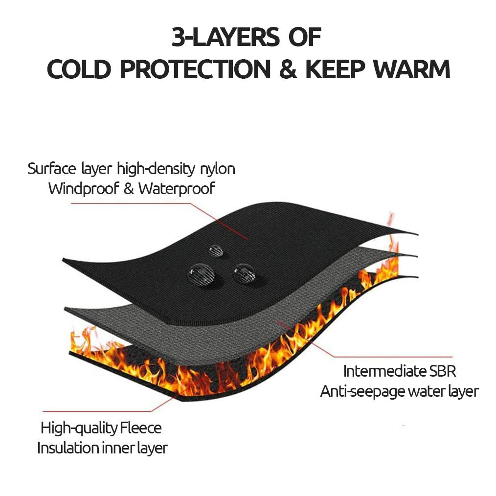 Waterproof Heated Gloves for Men & Women | Touchscreen Compatible for Skiing, Cycling & Winter