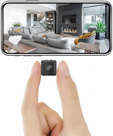 Wireless WiFi Security Camera, 1080p Mini, Indoor/Outdoor, Motion Detection & Night Vision