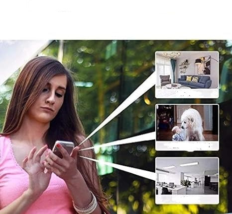Wireless WiFi Security Camera, 1080p Mini, Indoor/Outdoor, Motion Detection & Night Vision