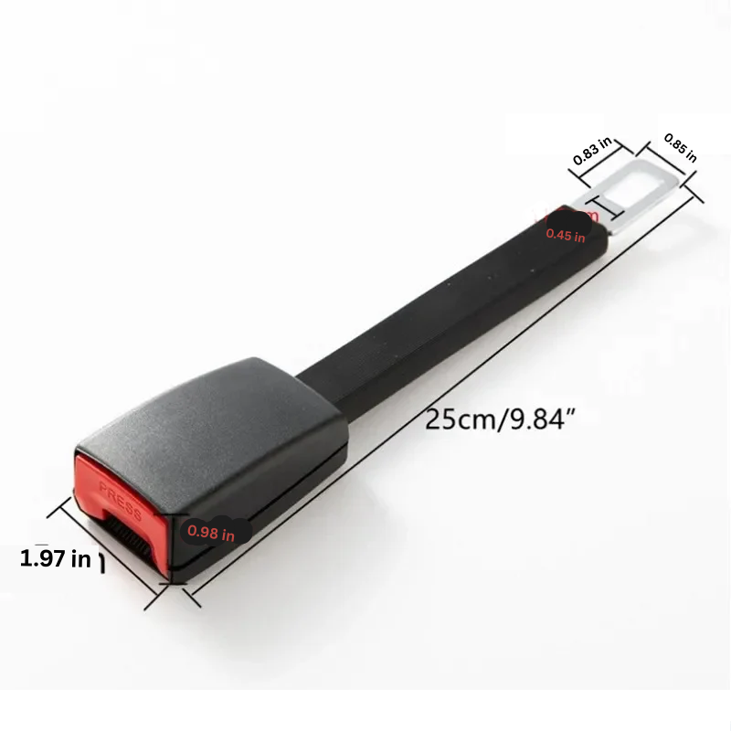 Kenzus | Raised Seat Belt Extender with Rigid Stem