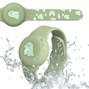 DinoTrack AirTag Armband Holder for Kids | GPS Tracker Safety Wristband