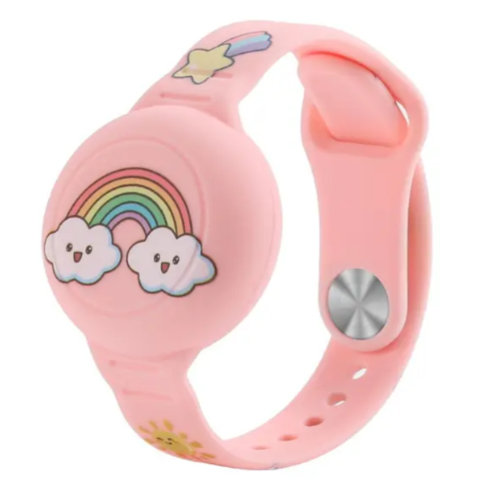 DinoTrack AirTag Armband Holder for Kids | GPS Tracker Safety Wristband