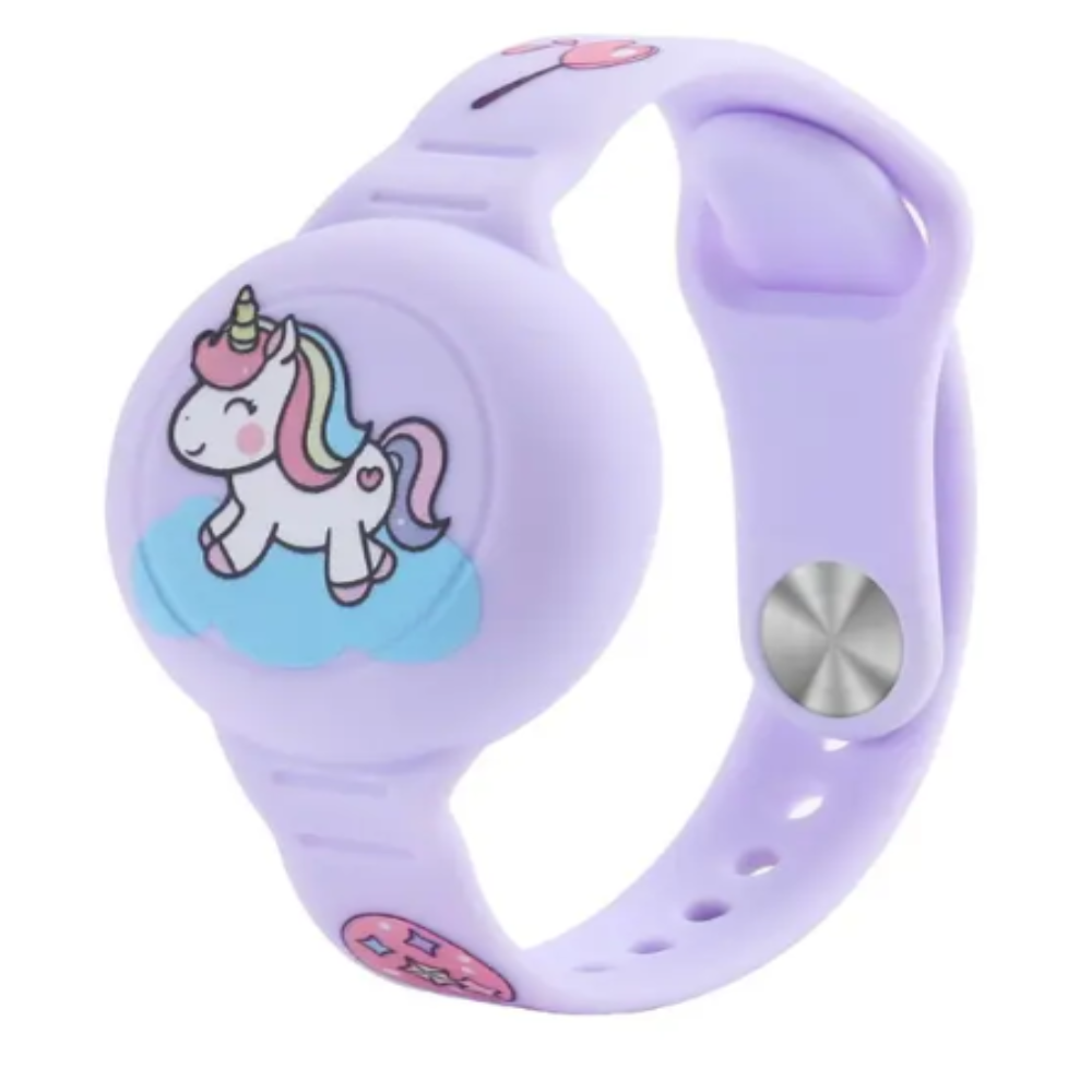 DinoTrack AirTag Armband Holder for Kids | GPS Tracker Safety Wristband