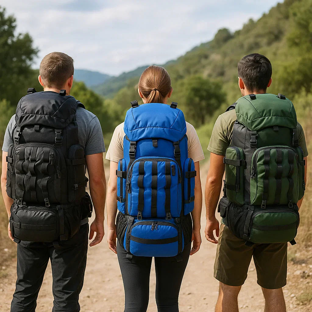 Hikinoken 90L Waterproof Hiking Backpack | Ultralight Camping Rucksack