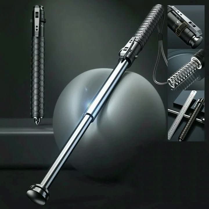 Telescopic Pop-Up Walking Cane | Adjustable Hiking Stick for Travel & Stability