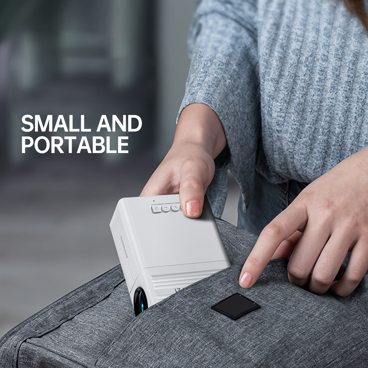 Smartphone Mini Projector | USB Phone Screen Mirroring & Home Theater Setup