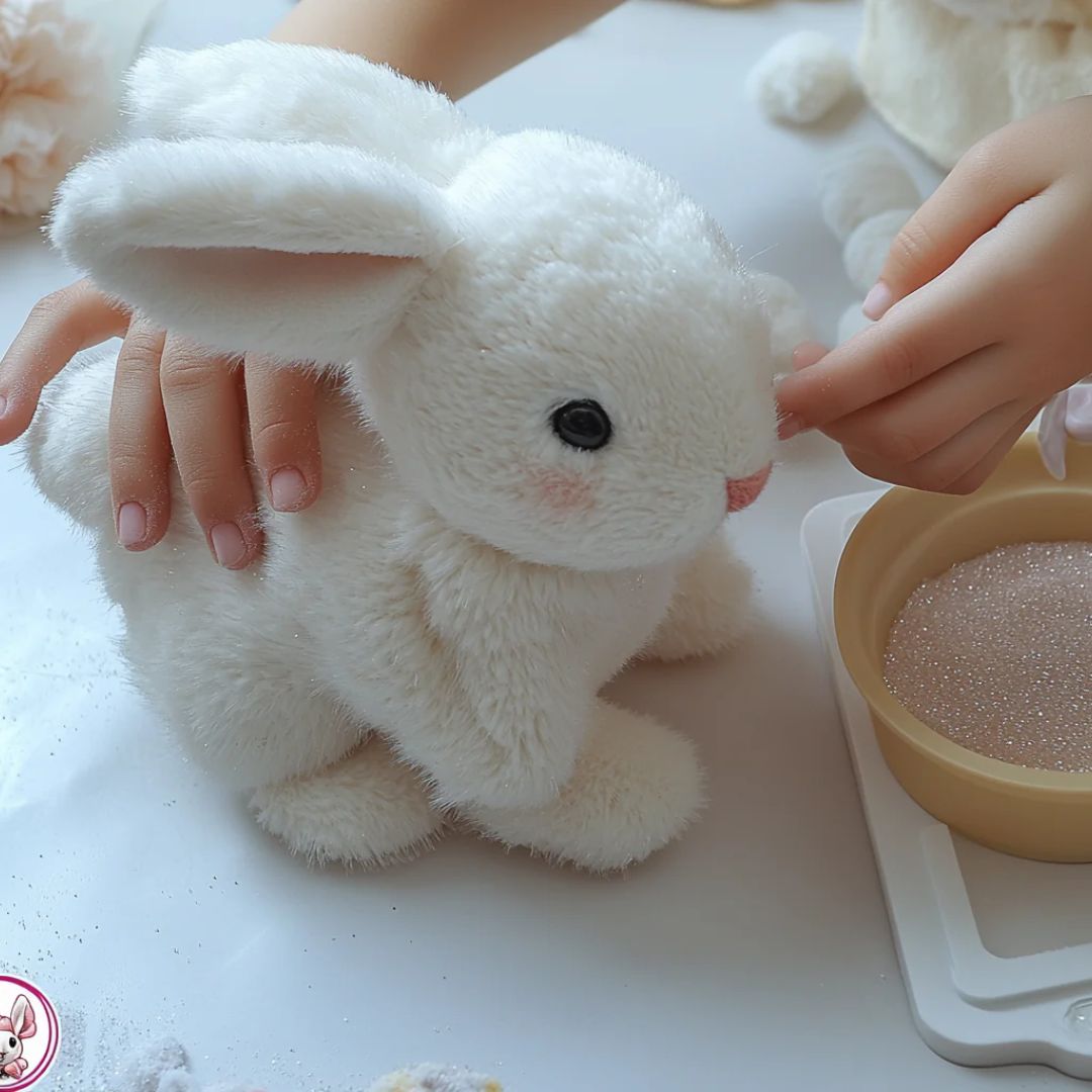 Electronic Hopping Bunny Toy | Realistic Moving Rabbit Plush for Kids