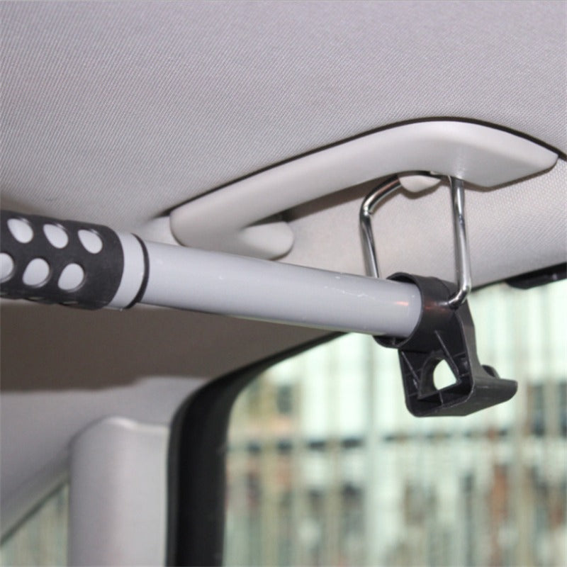 Car Clothes Rack Telescopic Car Clothing Rack | Expandable Vehicle Hanger Bar for Trave ...