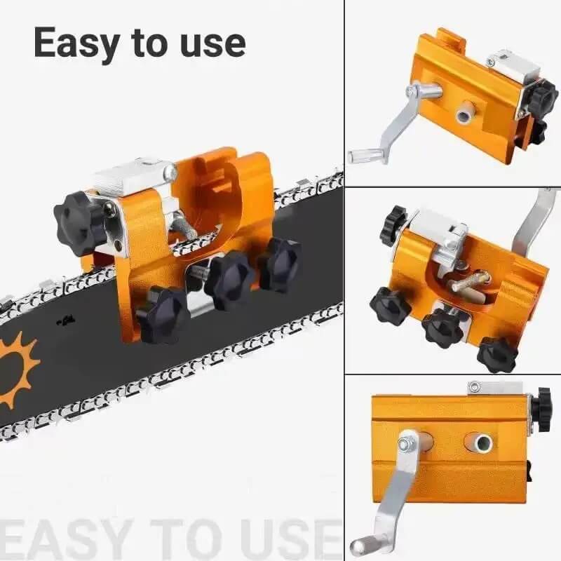 Precision Chainsaw Sharpening Jig Set | Adjustable Filing Guide Tool