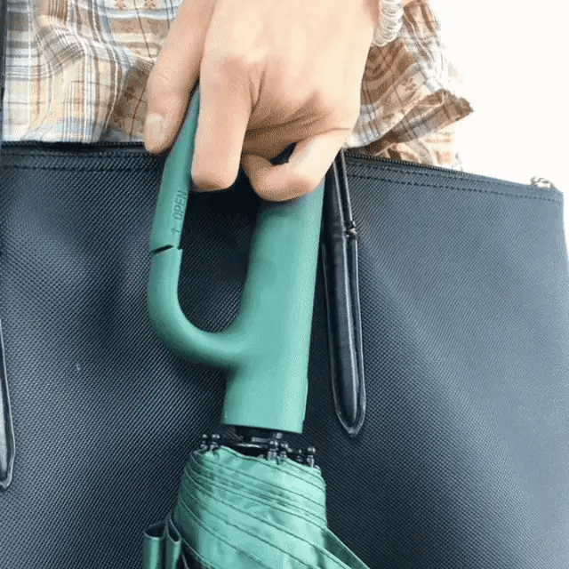 Windproof Automatic Folding Umbrella | Compact Travel Size, Heavy Duty