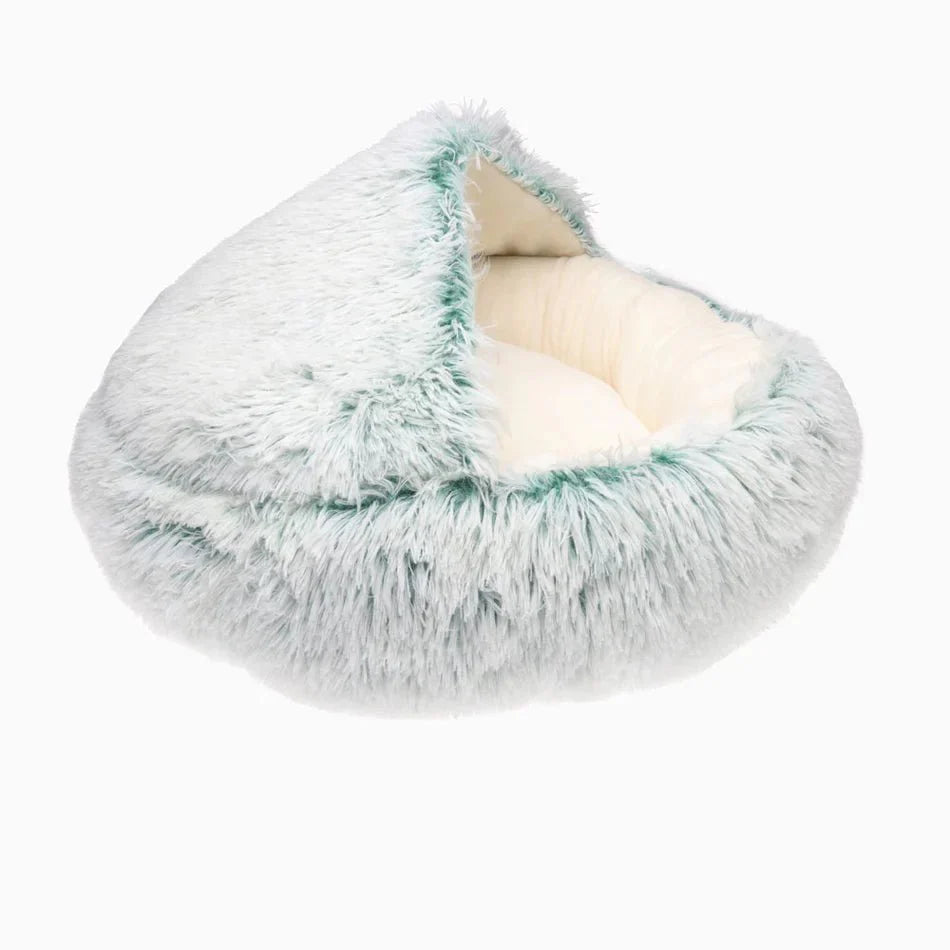 Calming Dog & Cat Bed for Anxiety | Washable Round Donut Nest