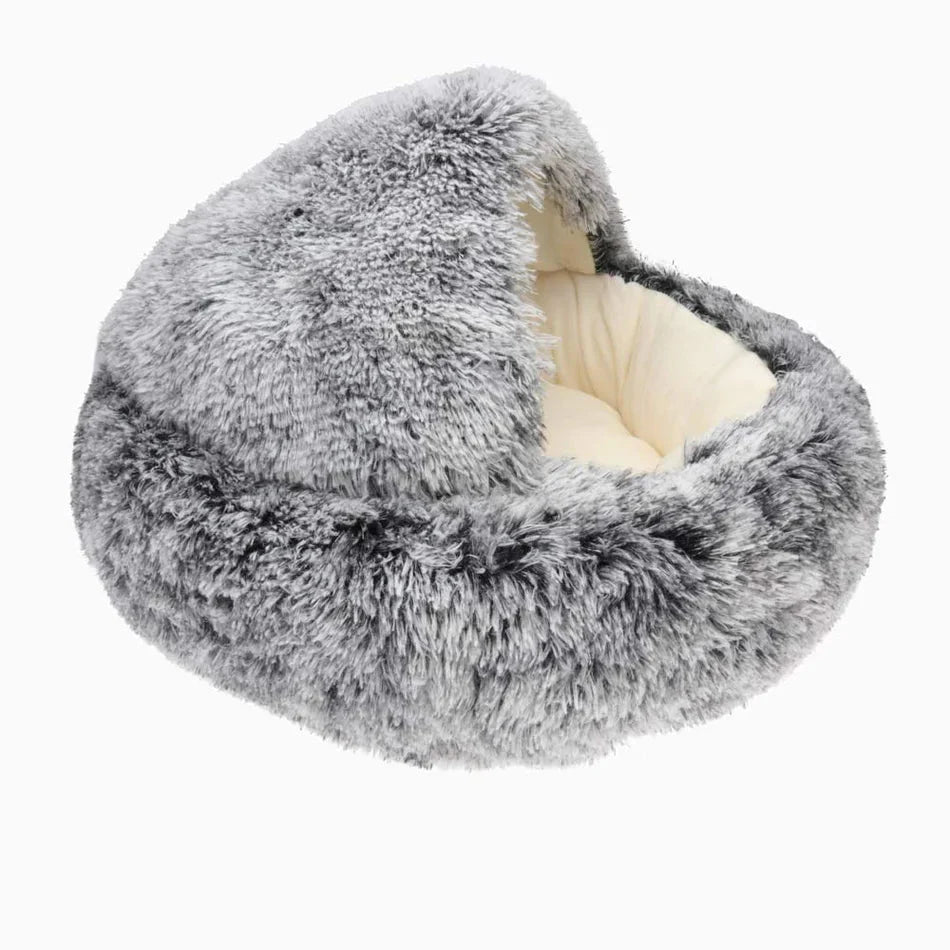 Calming Dog & Cat Bed for Anxiety | Washable Round Donut Nest