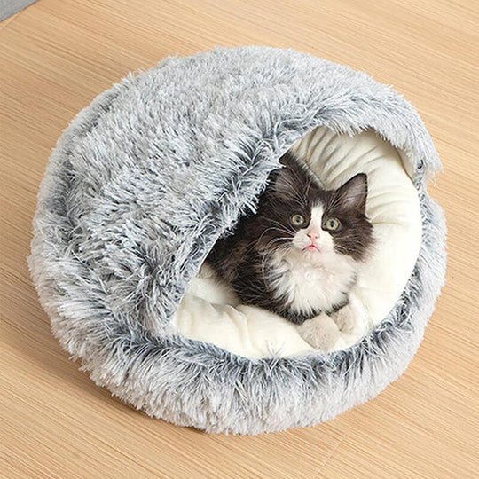 Calming Dog & Cat Bed for Anxiety | Washable Round Donut Nest