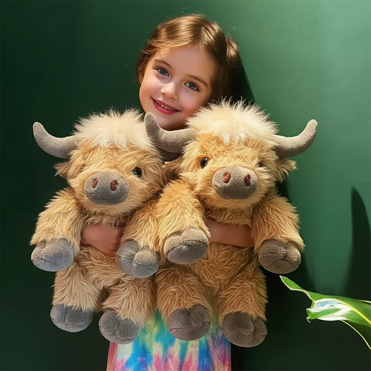 FarmFriend | Cute Soft Stuffed Cartoon Highland Cow Plush Toy