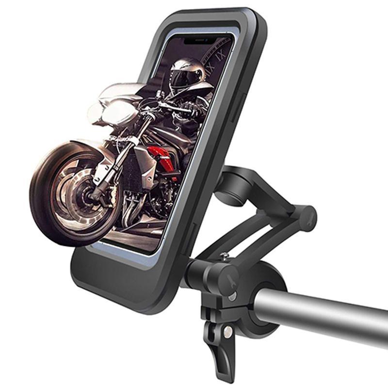 Waterproof Bike Phone Mount | Handlebar Holder & 15W Power Bank