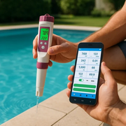 Digital Pool Water Tester | pH & Chlorine Meter for Hot Tub & Spa