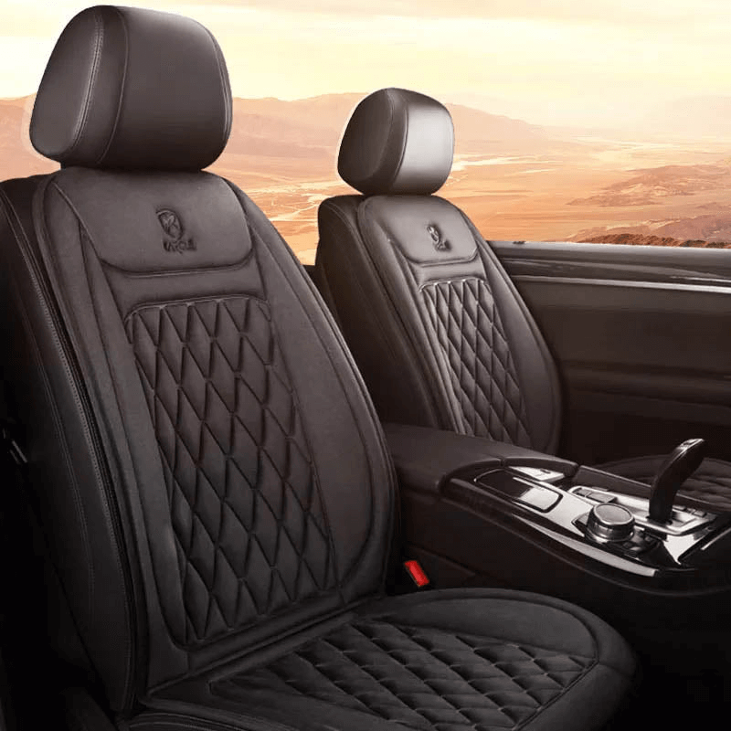 Heated Car Seat Cover & Warmer | Adjustable Temp, 12V & Home Use