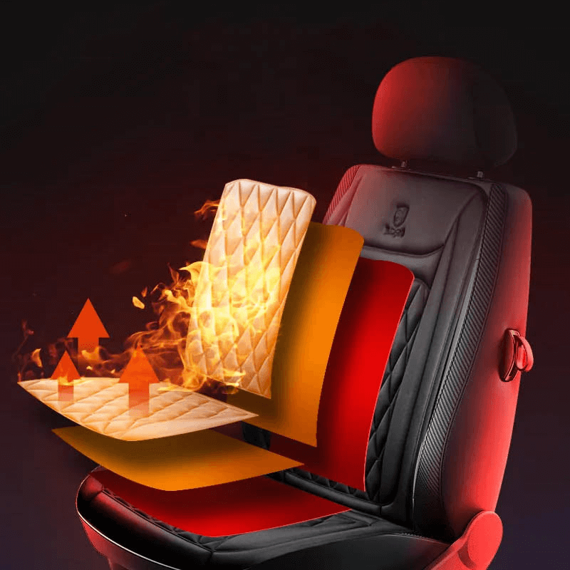 Heated Car Seat Cover & Warmer | Adjustable Temp, 12V & Home Use