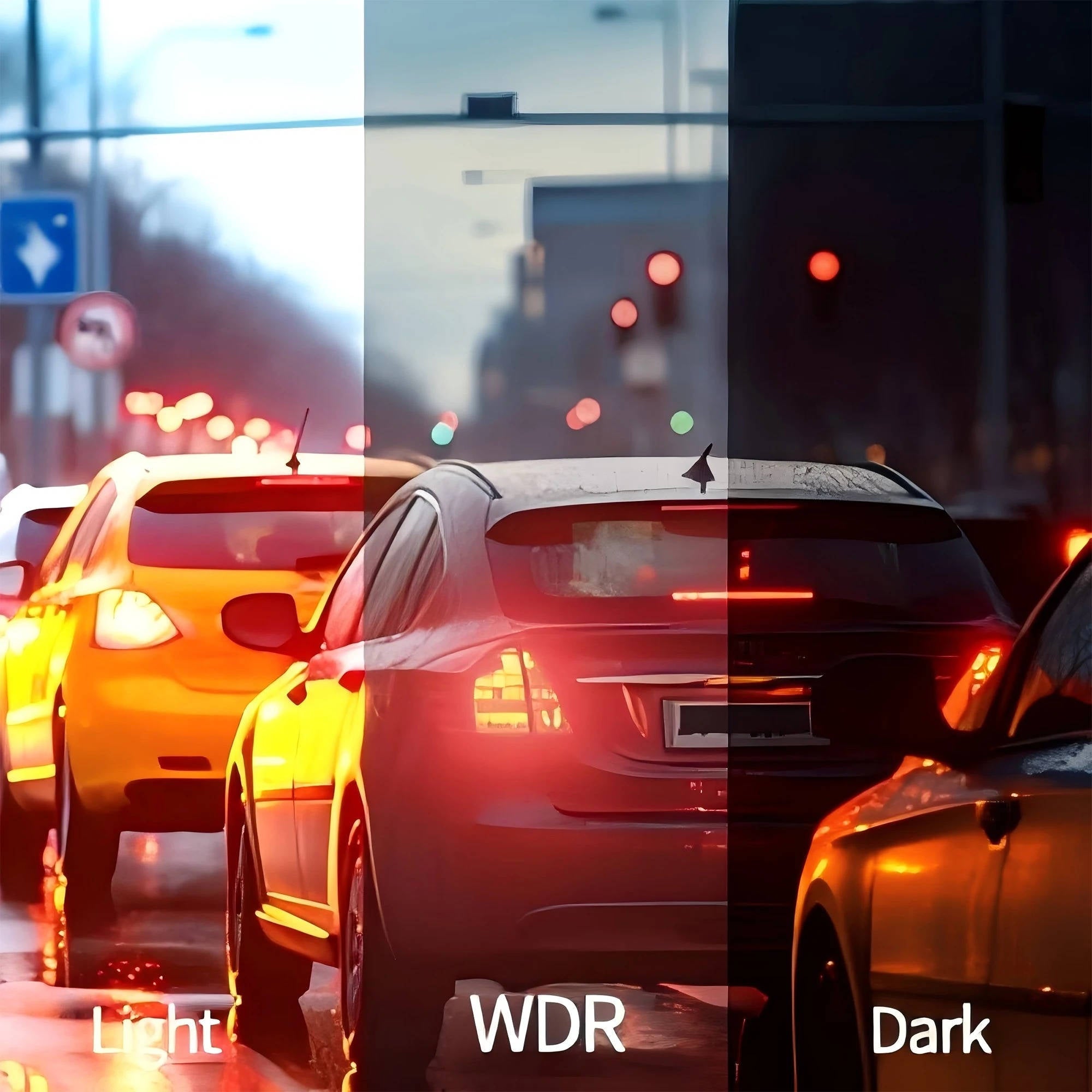 Dual Dash Cam Front and Rear | Wireless Night Vision Car DVR