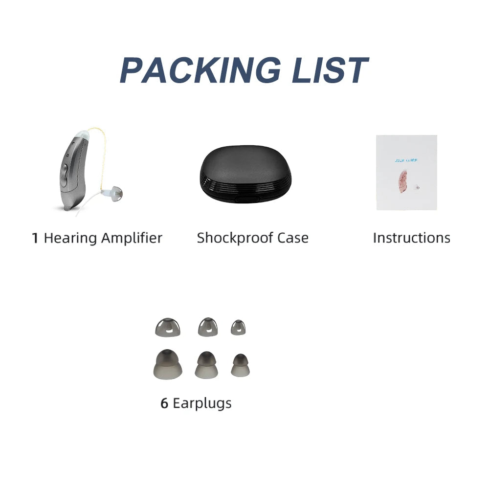 Invisible BTE Hearing Aids | Smart App Control Amplifier