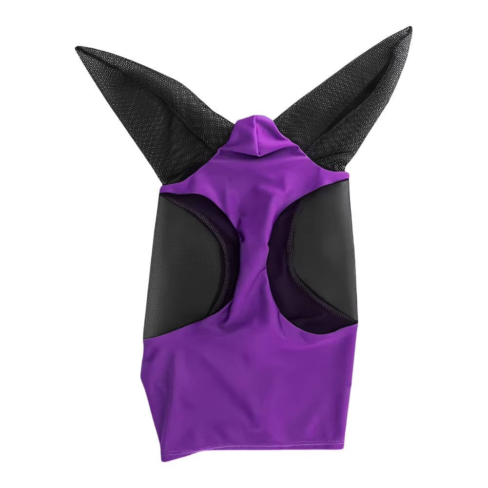 Mesh Horse Fly Mask | UV Protection Equine Veil with Ears
