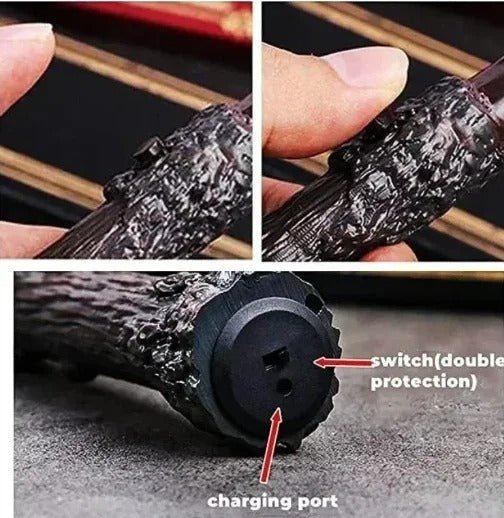 Electronic Fireball Wand | Magical Cosplay Prop & Flame Shooting Magic Trick