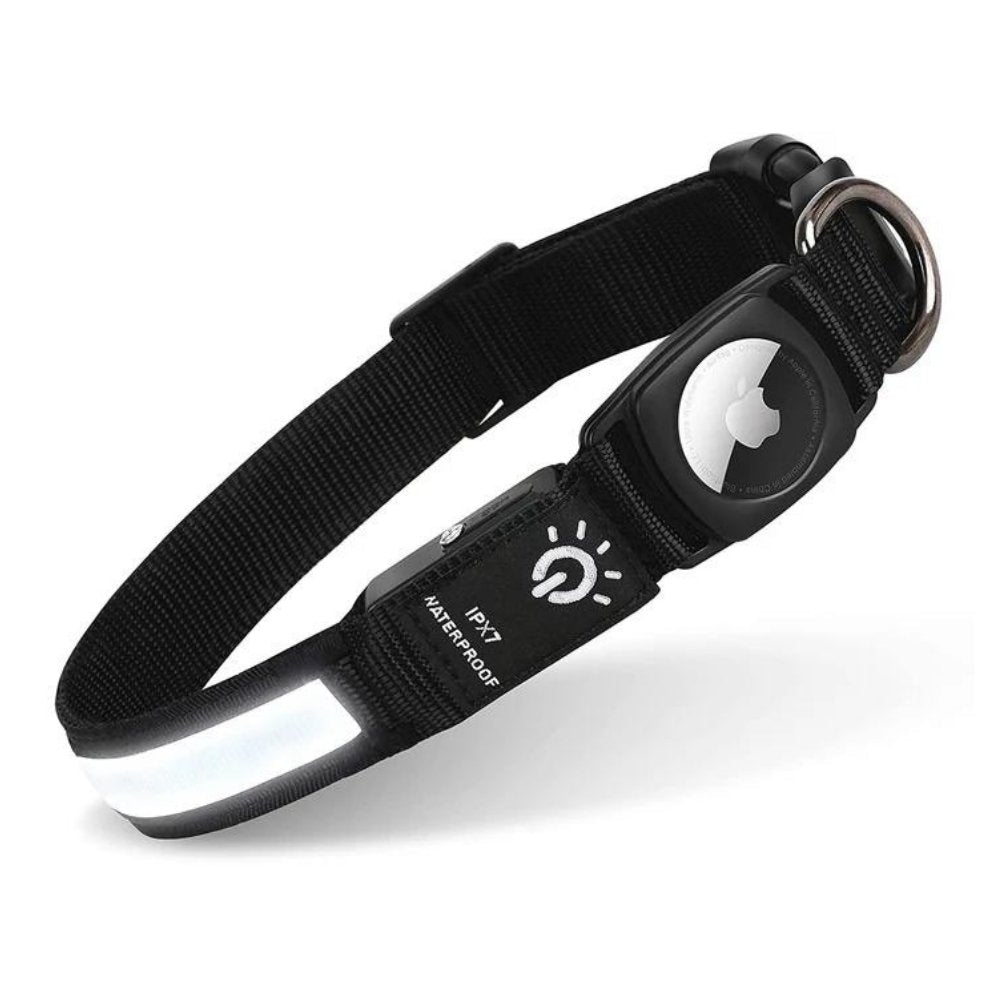 Waterproof AirTag Dog Collar Holder | Reflective Anti-Lost GPS Pet Tracker