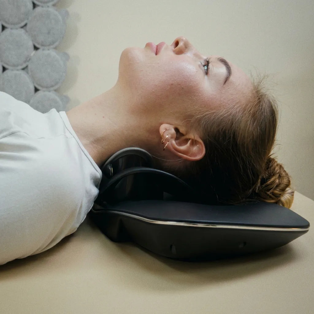 Smart Neck Massager & Cervical Traction | Heated EMS Red Light