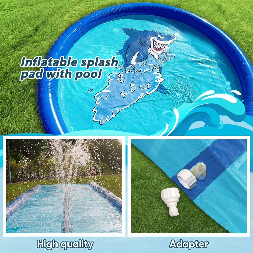 Heavy duty water slide material and side rail detail