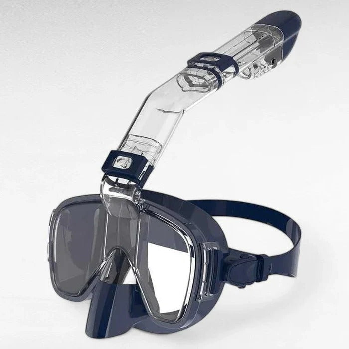Full Face Snorkeling Mask with Dry Top System – Panoramic Anti-Fog Snorkel Mask for Adults & Teens