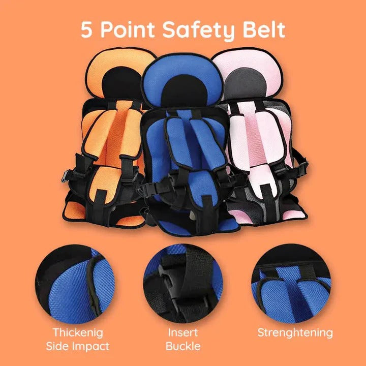 Portable Child Car Booster Seat Cushion | Secure & Comfy Travel Support, Safety Seat