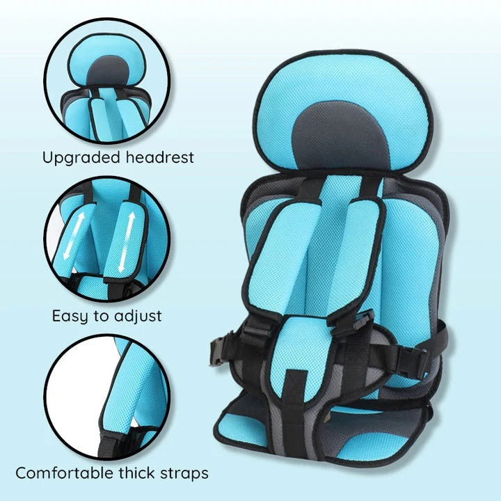 Portable Child Car Booster Seat Cushion | Secure & Comfy Travel Support, Safety Seat