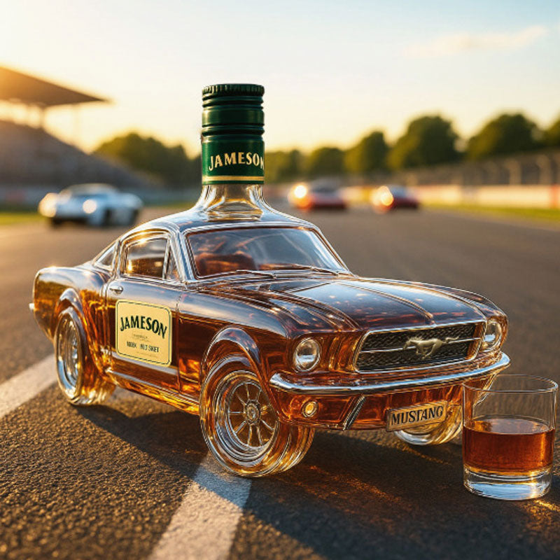 Mustang Car Shaped Whiskey Decanter for Home Bar