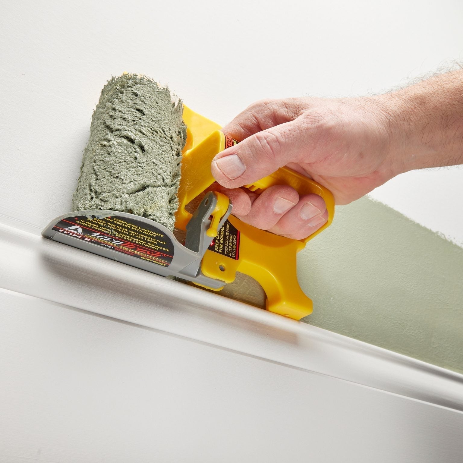 Professional Edge Painting Tool | Precision Trim Roller with 3 Spare Rolls