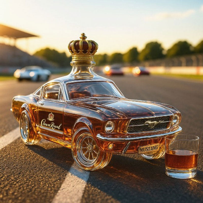 Mustang Car Shaped Whiskey Decanter for Home Bar