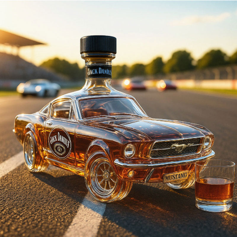Mustang Car Shaped Whiskey Decanter for Home Bar