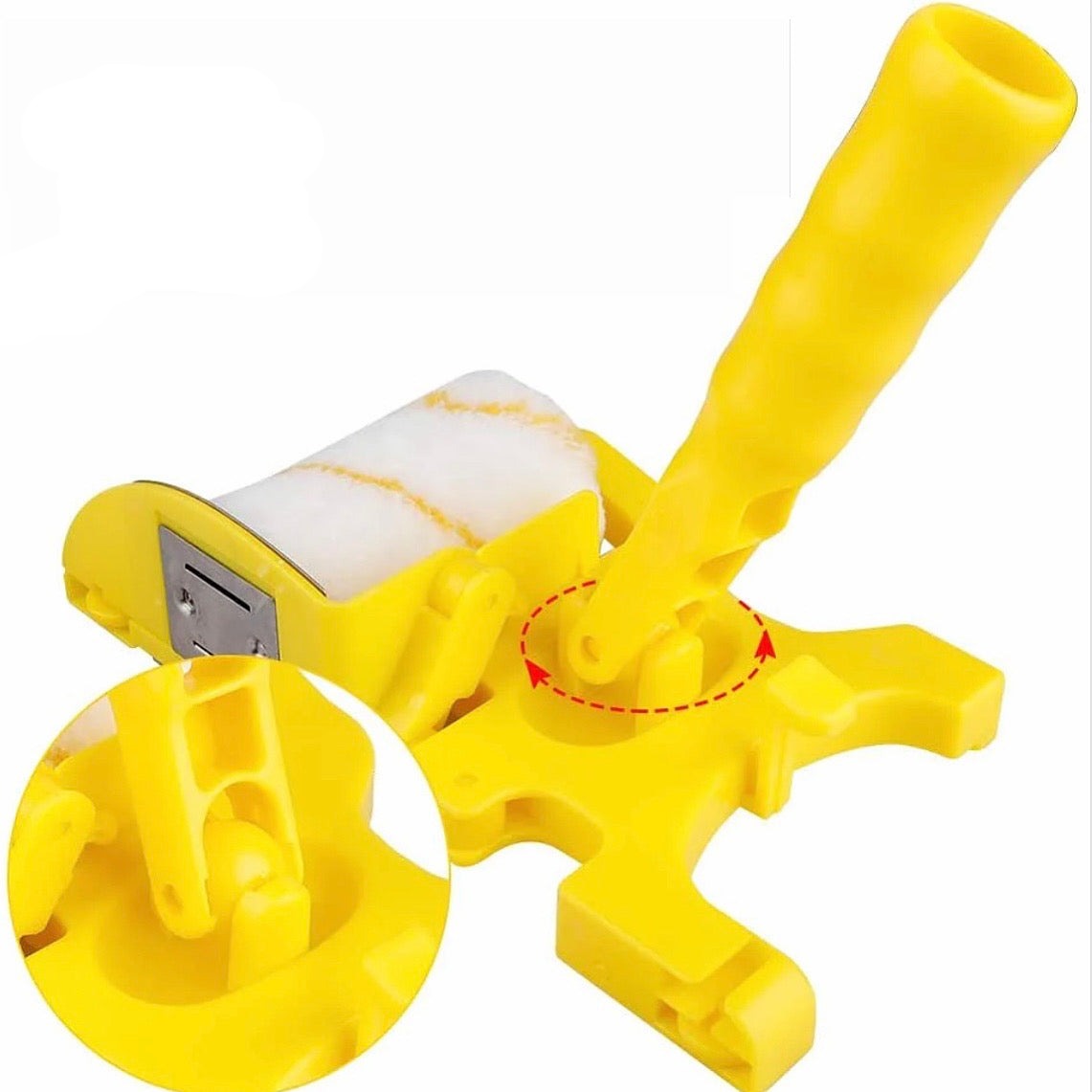 Professional Edge Painting Tool | Precision Trim Roller with 3 Spare Rolls