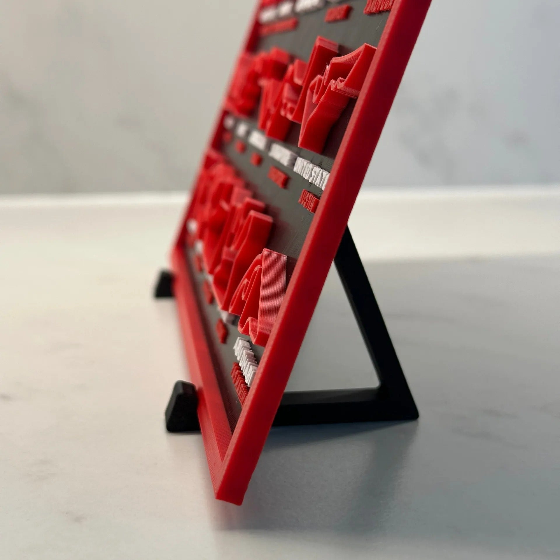 3D Printed F1 Formula Racing Calendar 2026 with Complete Circuit Collection and Stand