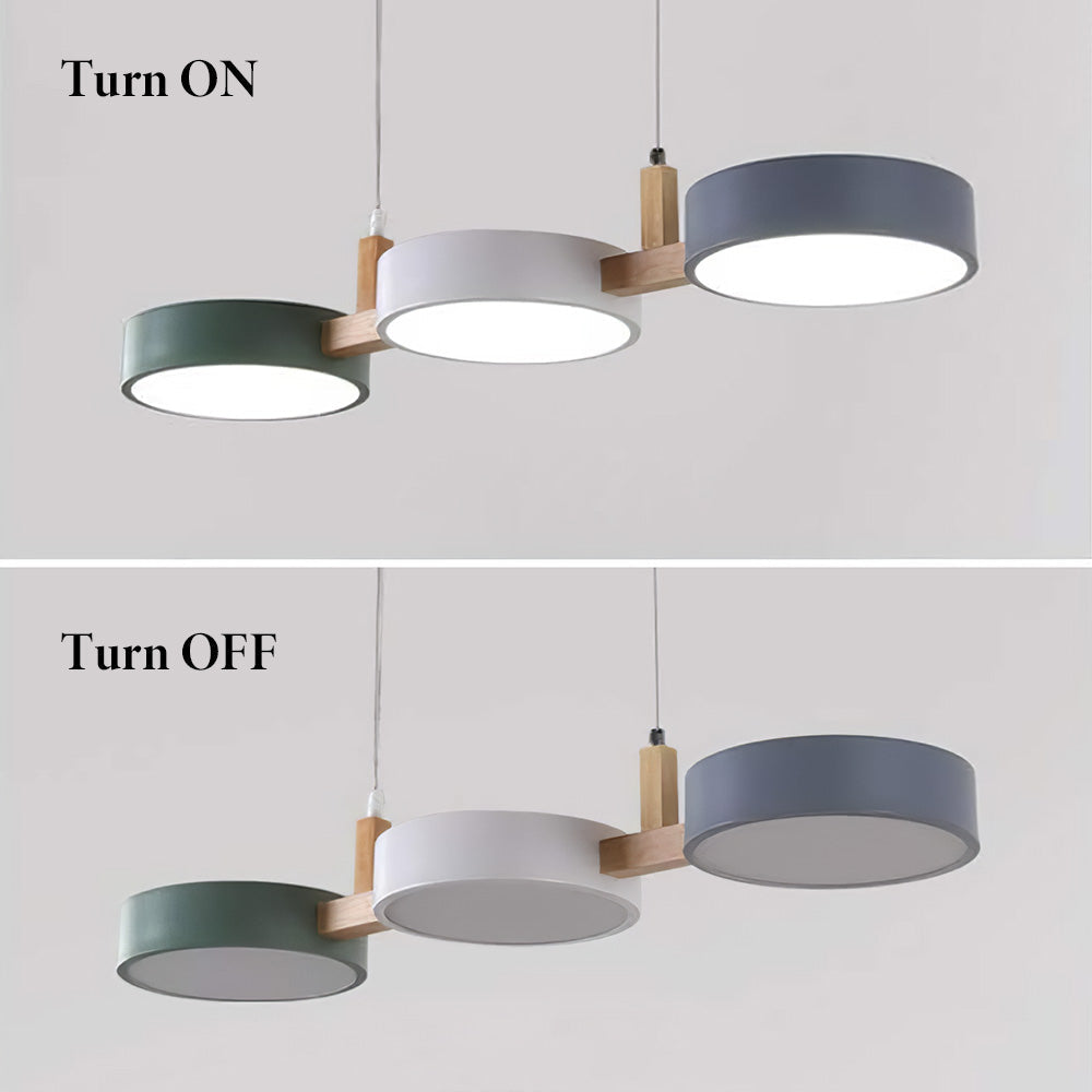 Nordic Flush Mount Ceiling Light | Modern Minimalist Kitchen & Dining Lighting