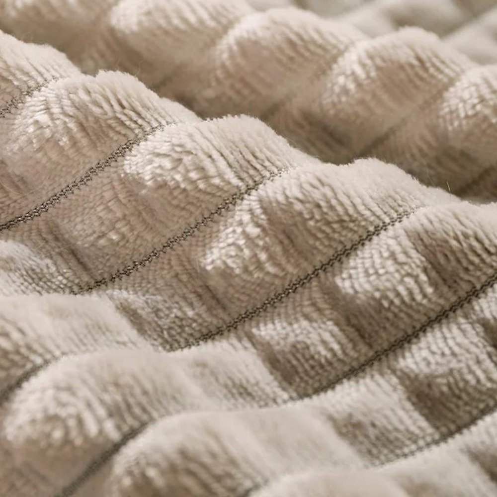 Fleece Dog Bed, Washable Calming Pet Cushion for Anxiety