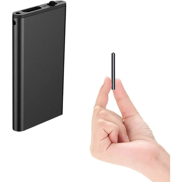 Voice Activated Mini Digital Recorder, Compact Audio Recorder with High-Quality Sound, One-Touch Recording